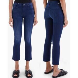 Mother The Insider Ankle Jeans in Cross Your Fingers Dark Wash Sz 28, 26x27